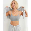 American Eagle Aerie 【 Superchill Cotton Seamless Padded Scoop Bralette Women 】 Padded パッド インナー 下着 ナイトウェア レディース インナー 下着 ランジェリー ブラジャー レディース