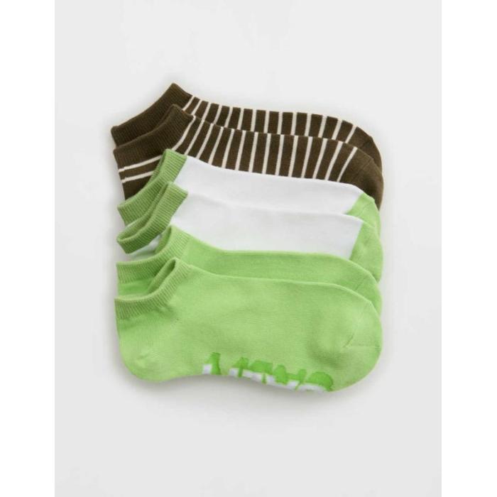 American Eagle Aerie 【 Aerie Ankle Sock 3-Pack Women 】 3個入 インナー 下着 ナイトウェア レディース 靴下 レッグウェア 靴下 レディース