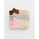 American Eagle Aerie 【 Aerie Stripe Ankle Sock 3-Pack Women 】 Stripe ストライプ 3個入 インナー 下着 ナイトウェア レディース 靴下 レッグウェア 靴下 レディース