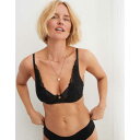 American Eagle Aerie 【 Show Off Plunge Push Up Real Lace Bra Women 】 レアル インナー 下着 ナイトウェア レディース インナー 下着 ランジェリー ブラジャー レディース
