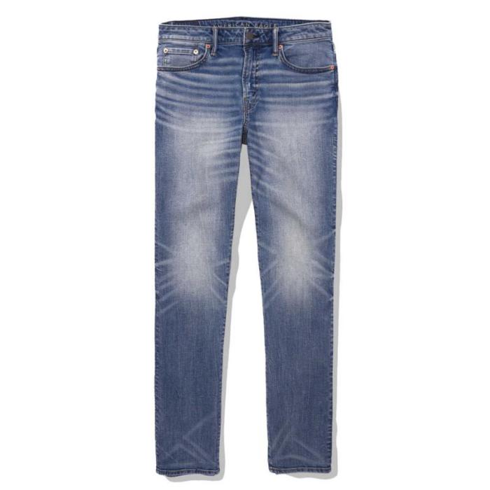 アメリカンイーグル American Eagle 【 Ae Airflex+ Slim Straight Jean Men 】 slim スリム メンズファッション オーダーメイド ズボン パンツ メンズ