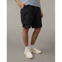 アメリカンイーグル American Eagle 【 Ae Flex Linen-Blend Cargo Short Men 】 カーゴ メンズファッション オ...