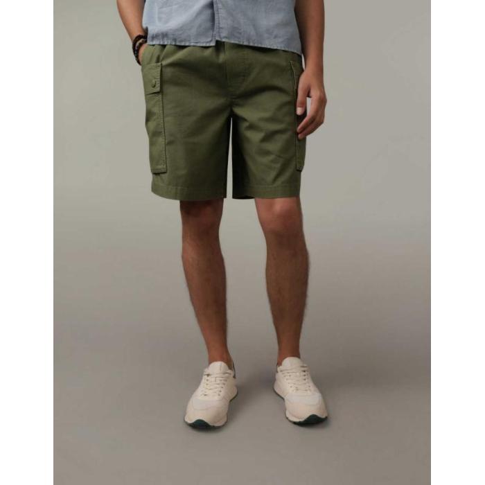 アメリカンイーグル American Eagle 【 Ae Flex Linen-Blend Cargo Short Men 】 カーゴ メンズファッション オーダーメイド ズボン パンツ メンズ