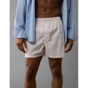 アメリカンイーグル American Eagle 【 Aeo Men's Striped Stretch Boxer Short Men 】 メンズ インナー ...