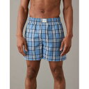 アメリカンイーグル American Eagle 【 Aeo Plaid Stretch Boxer Short Men 】 インナー 下着 ナイトウェア メン...