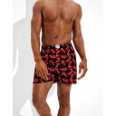 アメリカンイーグル American Eagle 【 Aeo Plaid Candy Canes Stretch Boxer Short Men 】 インナー ...