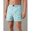 アメリカンイーグル American Eagle 【 Aeo Flowers Stretch Boxer Short Men 】 インナー 下着 ナイトウェア メンズ インナー 下着 トランクス メンズ