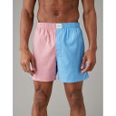 アメリカンイーグル American Eagle 【 Aeo Men's Colorblock Stretch Boxer Short Men 】 メンズ インナー 下着 ナイトウェア メンズ インナー 下着 トランクス メンズ