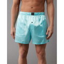 アメリカンイーグル American Eagle 【 Aeo Men's Solid Satin Pocket Boxer Short Men 】 メンズ ソリ...