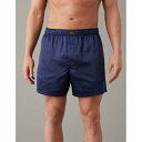 アメリカンイーグル American Eagle 【 Aeo Men's Solid Satin Pocket Boxer Short Men 】 メンズ ソリ...