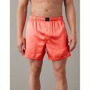 アメリカンイーグル American Eagle 【 Aeo Men's Solid Satin Pocket Boxer Short Men 】 メンズ ソリッド サテン インナー 下着 ナイトウェア メンズ インナー 下着 トランクス メンズ(4)