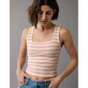 アメリカンイーグル American Eagle 【 Ae Square-Neck Main Squeeze Tank Top Women 】 タンクトップ レディースファッション トップス タンクトップ レディース(4)