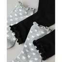 アメリカンイーグル American Eagle 【 Ae Ruffled Crew Socks 2-Pack Women 】 クルー ソックス・靴下 2個入 ...