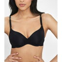 Wearlively 【 The No-Wire Push-Up: Jet Black Women 】 黒色 ブラック インナー 下着 ナイトウェア レディース インナー 下着 ランジェリー ブラジャー レディース