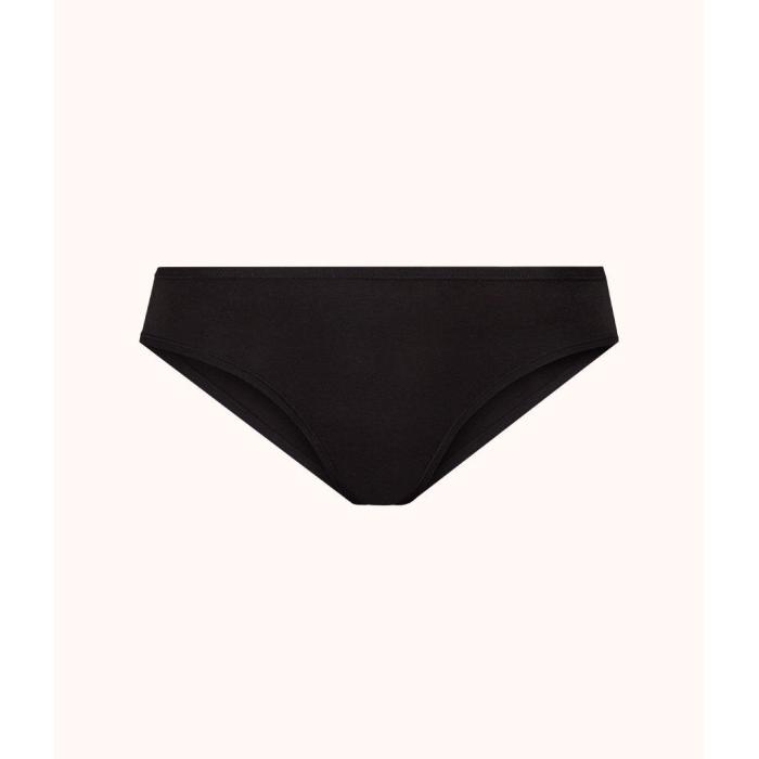 Wearlively 【 The Cotton Bikini: Jet Black Women 】 黒色 ブラック インナー 下着 ナイトウェア レ..