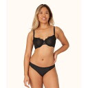Wearlively 【 The Unlined Lace Bra: Jet Black Women 】 黒色 ブラック インナー 下着 ナイトウェア レディース インナー 下着 ランジェリー ブラジャー レディース