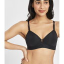 Wearlively 【 The Spacer Bra: Jet Black Women 】 黒色 ブラック インナー 下着 ナイトウェア レディース インナー 下着 ランジェリー ブラジャー レディース
