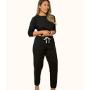 Wearlively 【 The Terry-Soft Jogger: Jet Black Women 】 黒色 ブラック インナー 下着 ナイトウェア レディ...
