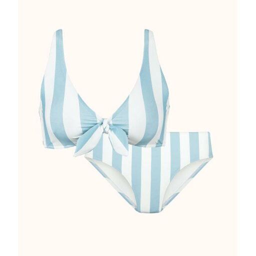 Wearlively 【 The Plunge Bralette & High Waist Swim Bundle: Cabana Stripe Women 】 ハイ Stripe ストライプ レディースファッション 水着 レディース Wearlively 【 The Plunge Bralette & High Waist Swim Bundle: Cabana Stripe Women 】 ハイ Stripe ストライプ レディースファッション 水着 レディース