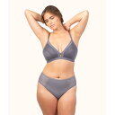 Wearlively 【 The Smooth Lace Busty Bralette: Smoke Women 】 スムース インナー 下着 ナイトウェア レディース インナー 下着 ランジェリー ブラジャー レディース(4)