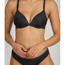 Wearlively 【 The Deep V No-Wire Push-Up: Jet Black Women 】 ディープ 黒色 ブラック インナー 下着 ナイトウェア レディース インナー 下着 ランジェリー ブラジャー レディース