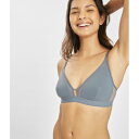 Wearlively 【 The Mesh Trim Padded Bralette: Smoke Women 】 Padded パッド インナー 下着 ナイトウェア レディース インナー 下着 ランジェリー ブラジャー レディース