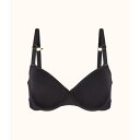 Wearlively 【 The Spacer T-Shirt Bra: Jet Black Women 】 Tシャツ 黒色 ブラック インナー 下着 ナイトウェア レディース インナー 下着 ランジェリー ブラジャー レディース