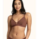 Wearlively 【 The Mesh Trim Padded Bralette: Umber Women 】 Padded パッド インナー 下着 ナイトウェア レディース インナー 下着 ランジェリー ブラジャー レディース