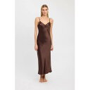 Kookai 【 Juliette Silk Maxi Dress Women 】 ドレス インナー 下着 ナイトウェア レディース ナイトウェア ルームウェア...