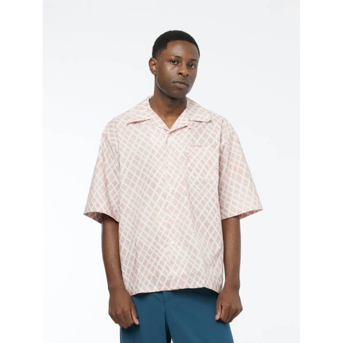 マルニ Marni 【 Short Sleeve Bowling Shirt Mens Antique Rose 】 Sleeve スリーブ メンズファッション トップス カジュアルシャツ メンズ Rose ローズ