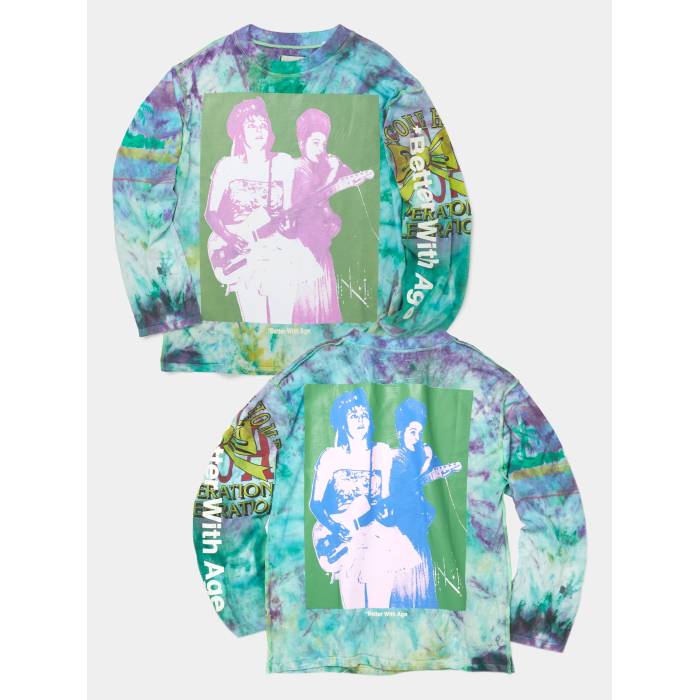Better With Age 【 Encore Tie Dye Reversible L/S Tee Men 】 ネクタイ リバーシブル 長袖・ロングスリーブ Tシャツ メンズファッション トップス Tシャツ カットソー メンズ