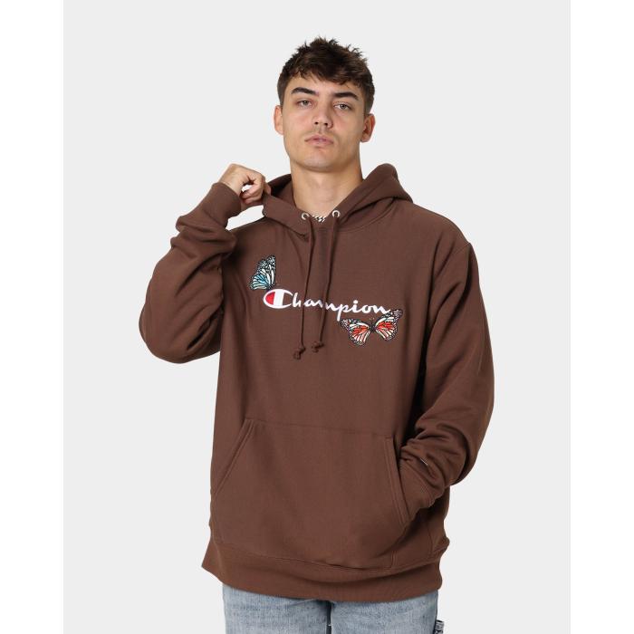 チャンピオン Champion 【 Heritage Butterfly Embroidery Hoodie Mens 】 フーディー パーカー メンズファッション トップス パーカー メンズ