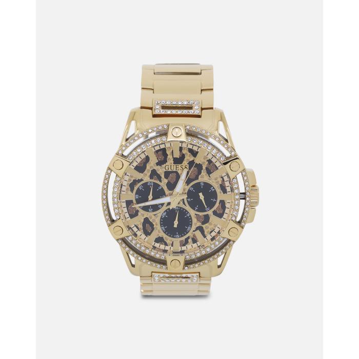 Guess Mainline 【 King Crystal Leopard Bracelet '40Th Anniversary' Watch Mens 】 ヒョウ柄 レオパード ブレスレット Watch ウォッチ・時計 腕時計 メンズ腕時計 メンズ