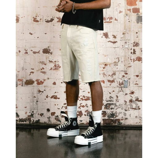 Saint Morta 【 Skull And Bones Denim Shorts Mens 】 デニム ショーツ メンズファッション ズボン パンツ メンズ Saint Morta 【 Skull And Bones Denim Shorts Mens 】 デニム ショーツ メンズファッション ズボン パンツ メンズ