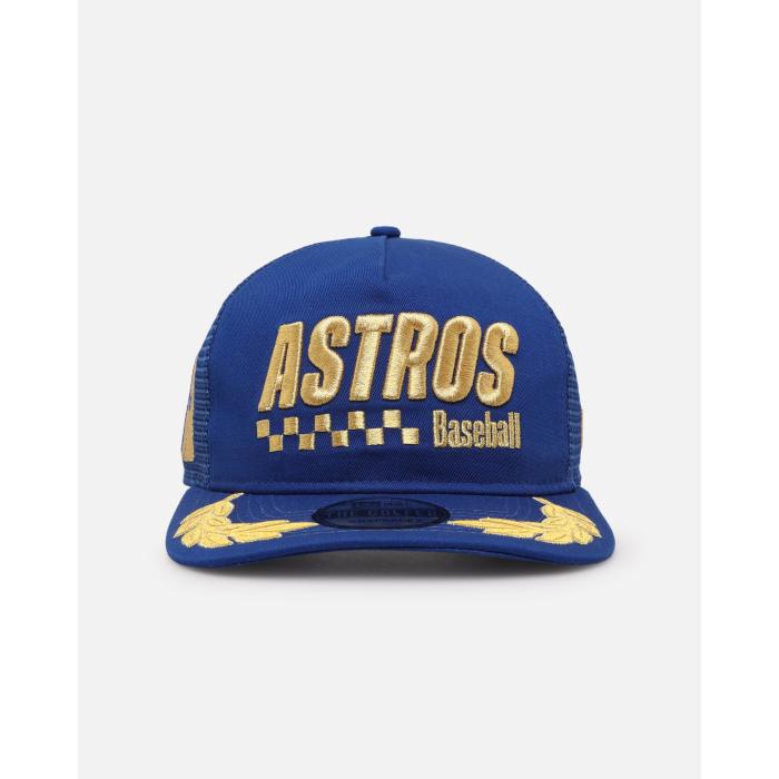 ニューエラ New Era 【 Houston Astros 'Podium Collection' Pre-Curved Golfer Trucker Snapback Mens 】 ヒューストン アストロズ トラッカー Snapback スナップバック バッグ バッグ 小物 ブランド雑貨 帽子 メンズ帽