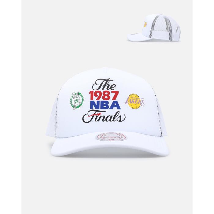 ミッチェル&ネス Mitchell & Ness 【 1987 Nba Finals Trucker Snapback Mens 】 トラッカー Snapback スナップバック バッグ バッグ 小物 ブランド雑貨 帽子 メンズ帽子 キャップ メンズ
