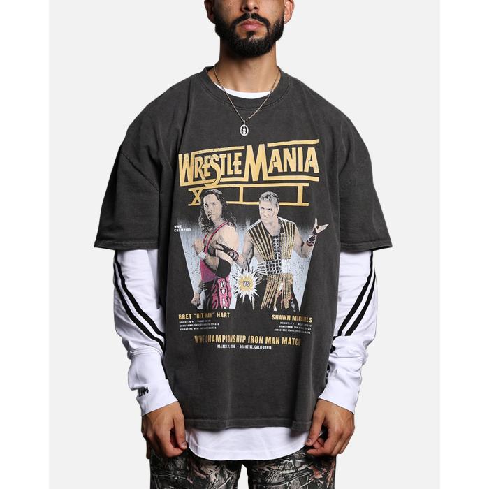 Culture Kings 【 X Wwe Bret "The Hit Man" Hart Vs. Shawn Michaels Wrestlemania Xii Vintage T-Shi..