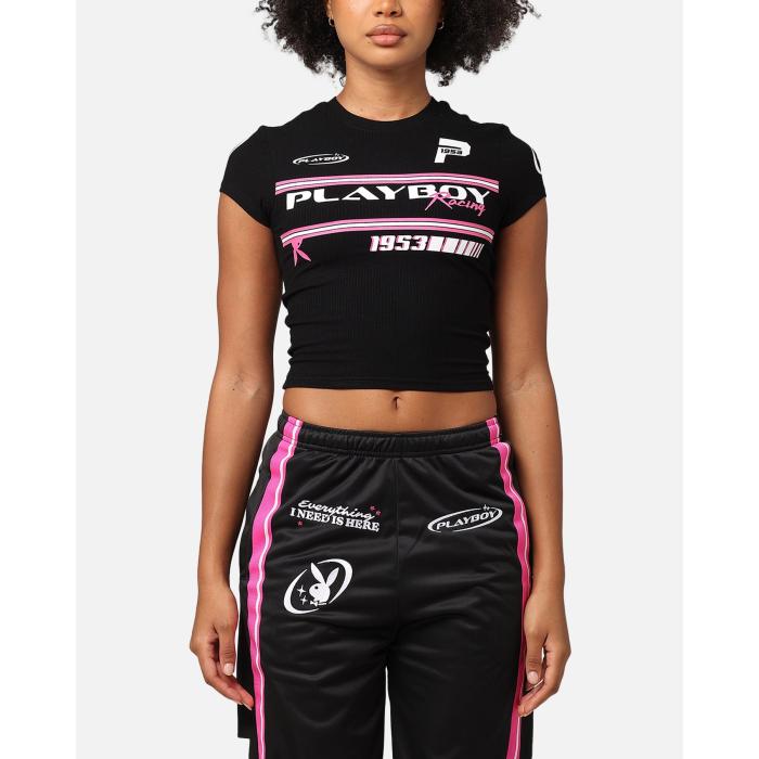 Playboy 【 Women's Racing 1953 Baby T-Shirt Womens 】 レディース Tシャツ レディースファッション ..