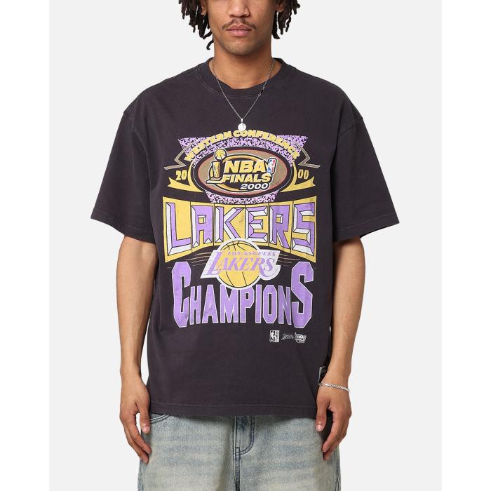 ミッチェル&ネス Mitchell & Ness 【 Los Angeles Lakers Road To Finals T-Shirt Mens 】 Lakers レイカーズ Tシャツ メンズファッション トップス Tシャツ カットソー メンズ