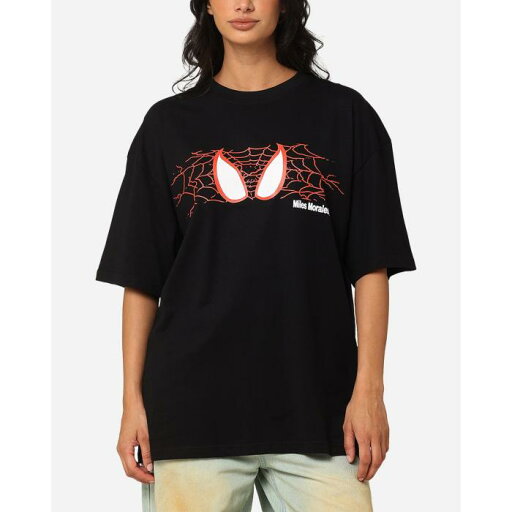 Goat Crew 【 Marvel Spider-Man Y2K Miles T-Shirt Womens 】 Tシャツ レディースファッション トップス Tシャツ カットソー レディース Goat Crew 【 Marvel Spider-Man Y2K Miles T-Shirt Womens 】 Tシャツ レディースファッション トップス Tシャツ カットソー レディース
