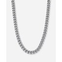 Saint Morta 【 10Mm Cuban Chain Mens White-Gold 】 キューバン ジュエリー アクセサリー メンズジュエリー アクセサリー ネックレスチェーン メンズ