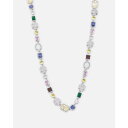 Saint Morta 【 Iced Candy Chain Mens Multi-Iced-Whit 】 ジュエリー アクセサリー メンズジュエリー アクセサ...