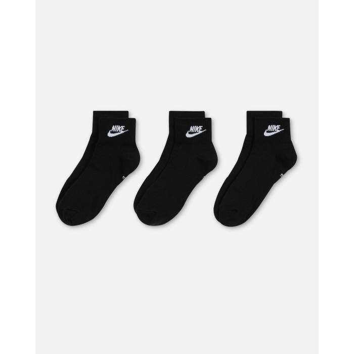 ナイキ Nike 【 Everyday Essential Ankle Socks 3 Pack Mens Black-White 】 ソックス・靴下 インナー 下着 ナイトウェア メンズ 靴下 レッグウェア 靴下 メンズ