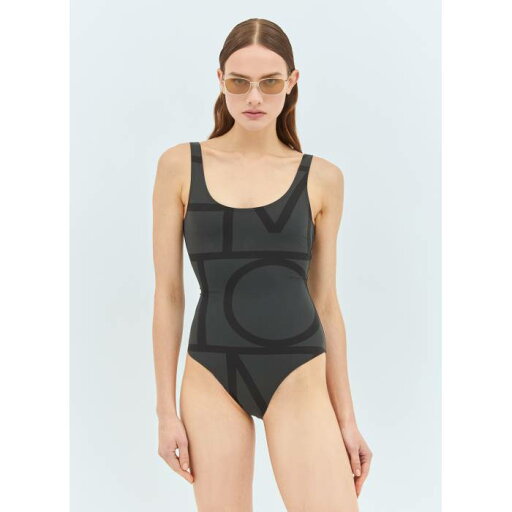 Toteme 【 Monogram Swimsuit Women Blk 】 水着 レディースファッション 水着 レディース Toteme 【 Monogram Swimsuit Women Blk 】 水着 レディースファッション 水着 レディース