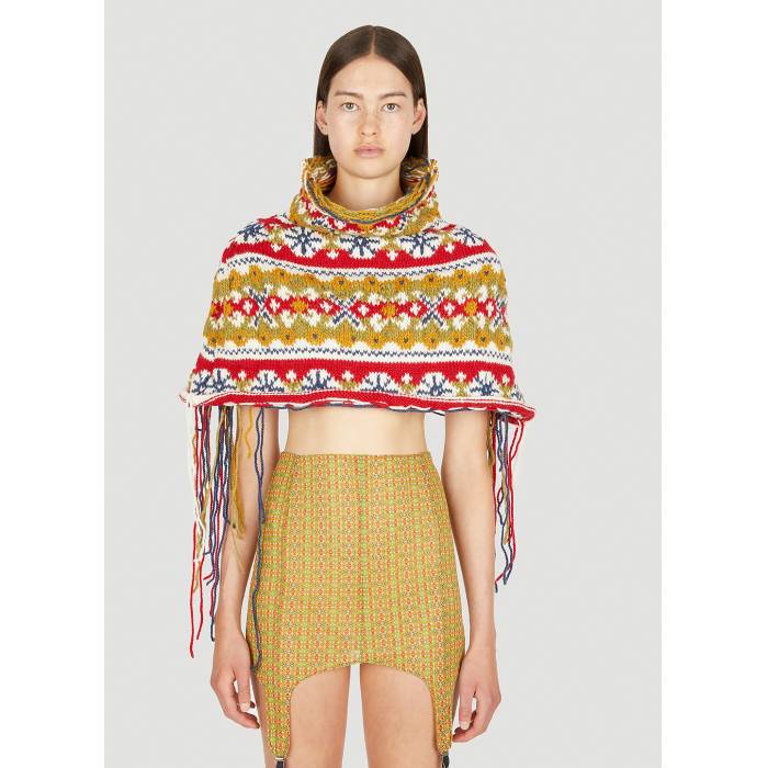 Louise Lyngh Bjerregaard  Folklore Fairisle Knit Cape Women  ˥å ǥ...