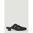 【 Sbalzo Kitten Heel Mules Women 】 ヒール 靴 レディース靴 ミュール レディース