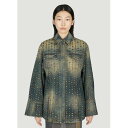 Blumarine 【 Studded Denim Jacket Women Blu 】 デニム Jacket ジャケット レディースファッション コート ジャ...