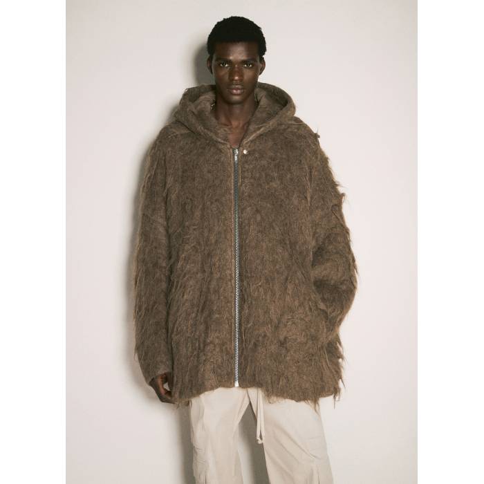 リックオウエンス Rick Owens 【 Porterville Jumbo Hooded Peter Jacket Men 】 ジャンボ フード付 Jack...