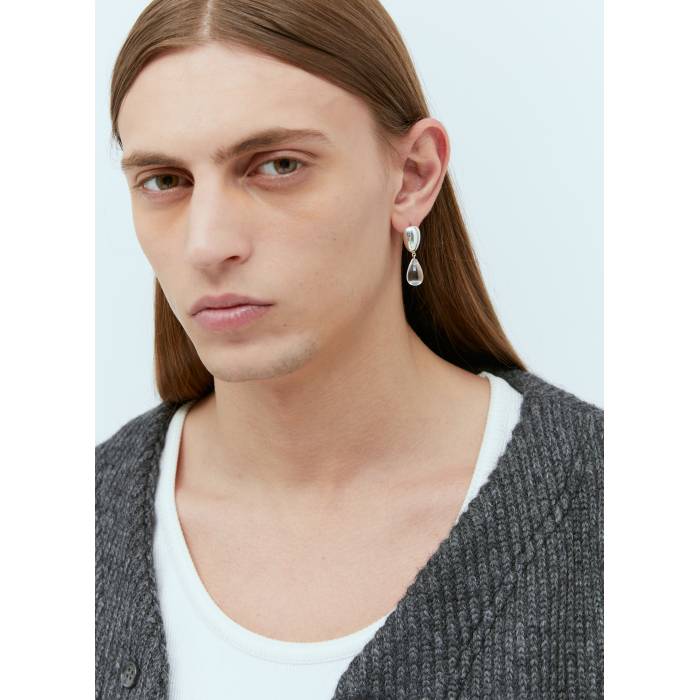 Milko Boyarov 【 Small Viscous Drop Earrings Men 】 イヤリング ジュエリー アクセサリー メンズジ..
