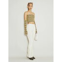 Isa Boulder 【 Tent Flared Knit Pants Women Wht 】 ニット レディースファッション ボトムス パンツ レディース
